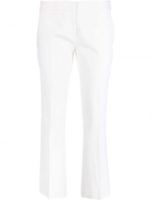 Pantaloni cu talie joasă Blumarine alb
