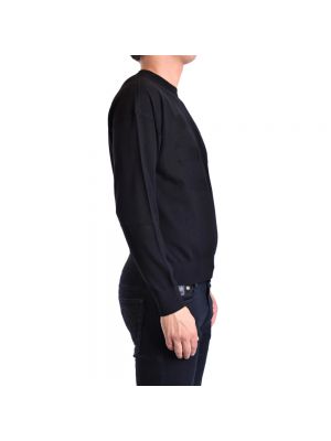 Dzianinowy sweter Emporio Armani czarny