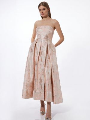 Выпускное длинное платье Karen Millen розовое