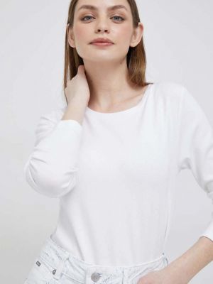 Блуза с дълъг ръкав Gap бяло