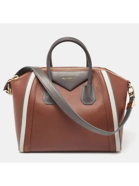 Bolso satchel de cuero Givenchy Pre-owned marrón