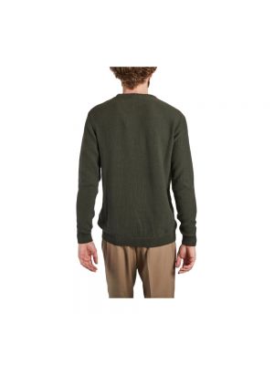 Suéter de algodón Knowledge Cotton Apparel verde