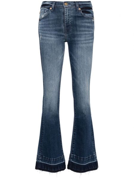 Flared jeans 7 For All Mankind blå