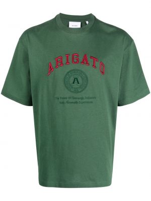 Тениска бродирана Axel Arigato зелено