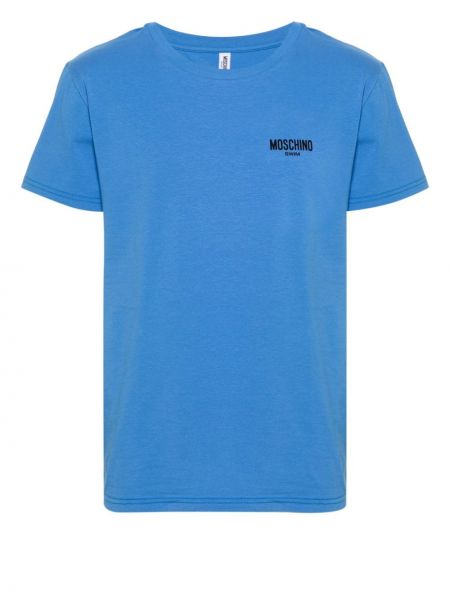 Koszulka Moschino niebieska