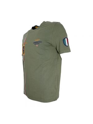 Koszulka z krótkim rękawem Aeronautica Militare zielona