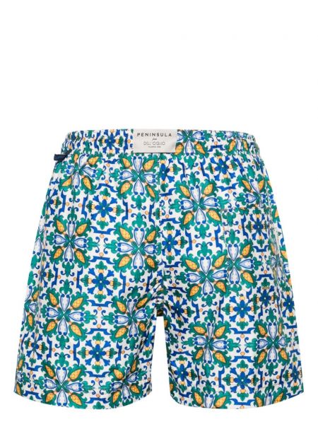 Shorts mit print Peninsula Swimwear weiß