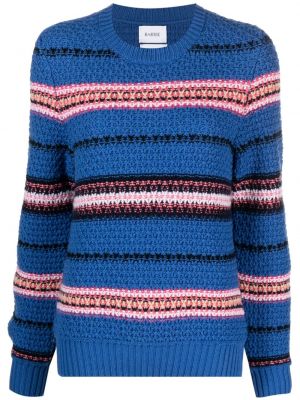 Кашмирен пуловер Barrie синьо