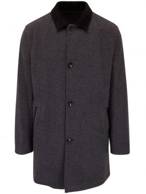 Cappotto di lana Kiton grigio