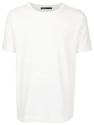 Βαμβακερή μπλούζα Handred λευκό