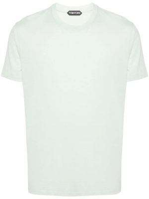 T-shirt mit stickerei Tom Ford grün