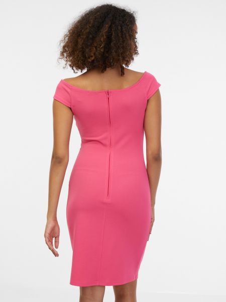 Pouzdrové šaty Orsay růžové