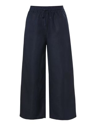 Широки панталони тип „марлен“ Tatuum синьо