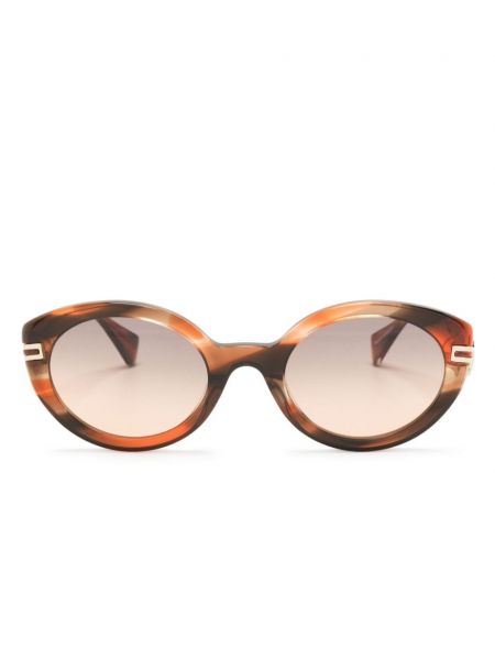 Slnečné okuliare so srdiečkami Vivienne Westwood oranžová