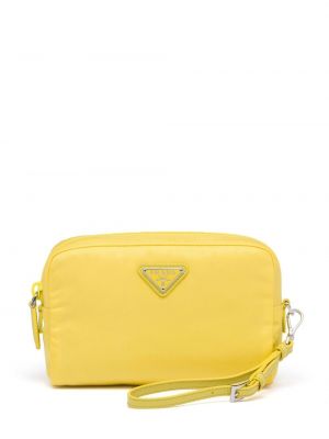 Пътна чанта Prada жълто