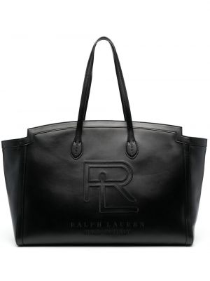 Shopper handtasche Ralph Lauren Collection schwarz