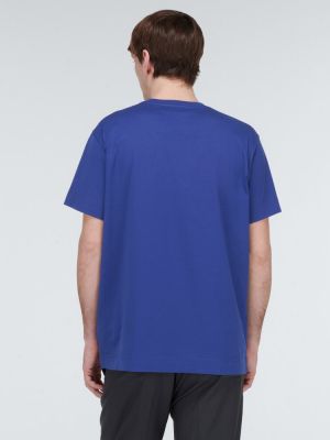 Džerzej bavlnené tričko Givenchy modrá