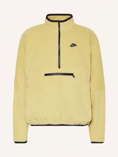 Флисовая куртка Nike желтая