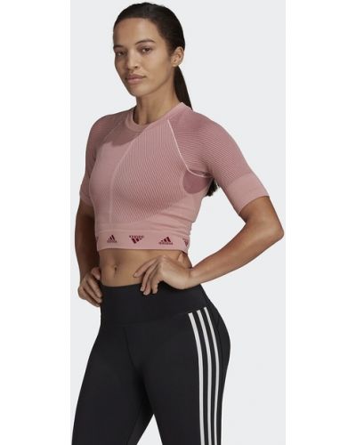 Camiseta Adidas Performance rosa