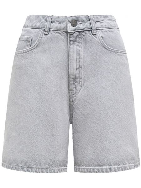 Shorts en jean taille haute 12 Storeez gris