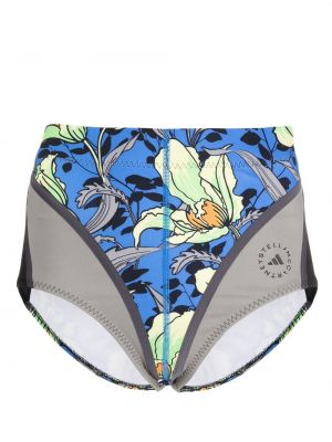 Bikini med hög midja med mönster i blommigt Adidas By Stella Mccartney grå