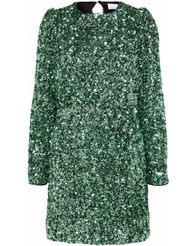 Koktejl obleka Selected Femme Tall zelena