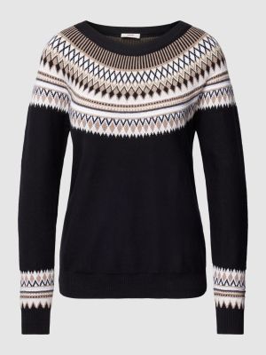 Czarny dzianinowy sweter Esprit