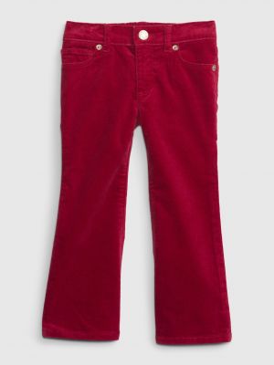 Priliehavé bootcut džínsy Gap červená