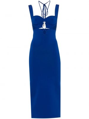 Μάξι φόρεμα Galvan London μπλε
