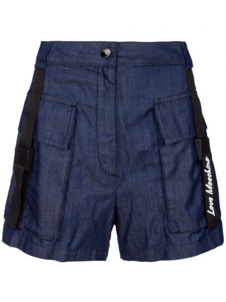 Cargo shorts Love Moschino blå