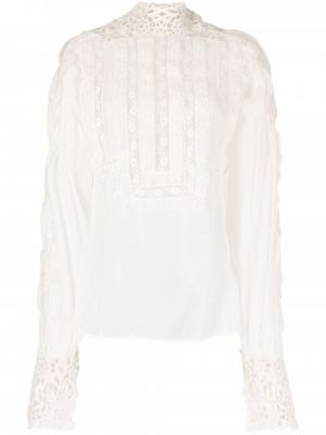 Blonder silke bluse Ermanno Scervino