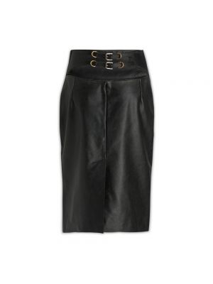Spódnica skórzana Givenchy czarna