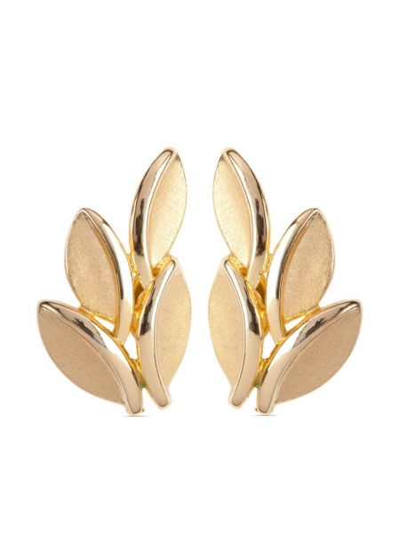 Ρετρό σκουλαρίκια με κλιπ Susan Caplan Vintage χρυσό