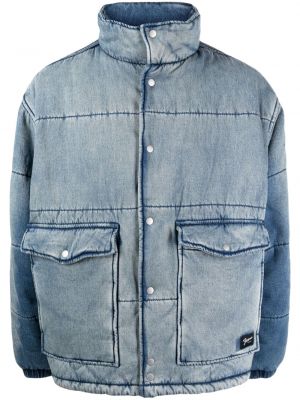 Pikowana kurtka jeansowa Five Cm niebieska
