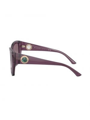 Okulary przeciwsłoneczne oversize Bvlgari fioletowe