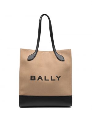 Geantă shopper cu imagine Bally