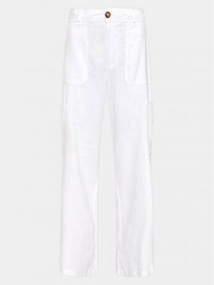Pantaloni Gina Tricot bianco