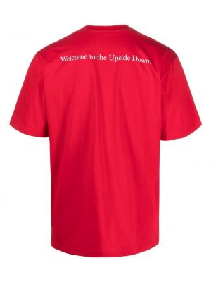 T-shirt mit print Throwback rot