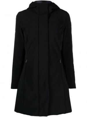 Kabát s kapucňou Roberto Ricci Designs čierna