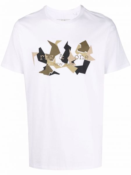 T-shirt bawełniana z printem Rag & Bone