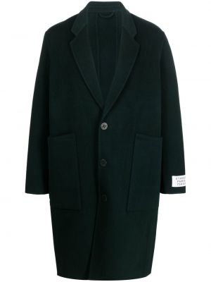 Vlnený kabát Etudes zelená