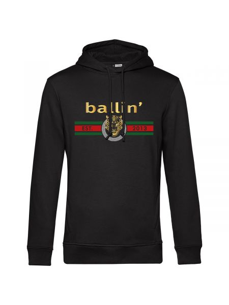 Sweter w tygrysie prążki Ballin Est. 2013 czarny