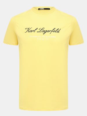 Футболка Karl Lagerfeld желтая