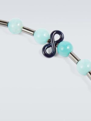 Bracelet avec perles Lanvin bleu