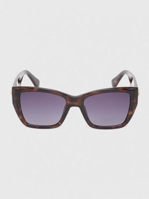 Okulary przeciwsłoneczne Kurt Geiger London brązowe