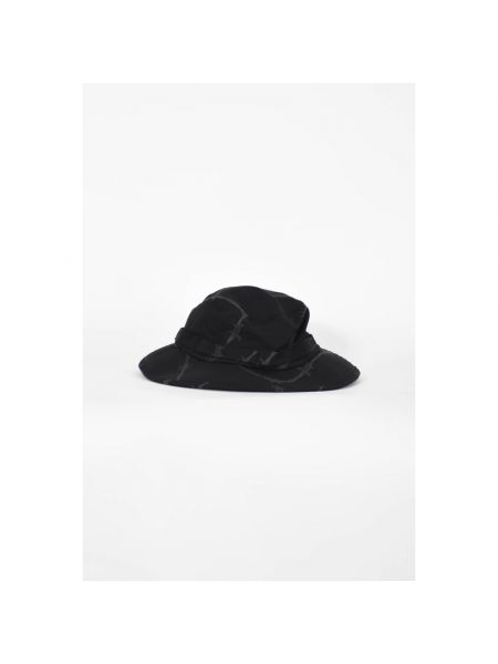 Nylonowy kapelusz z naszywkami Huf czarny
