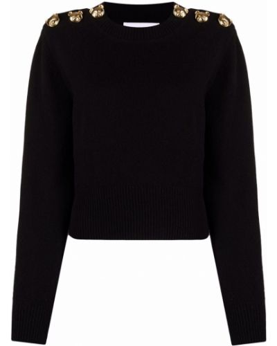 Jersey de tela jersey Moschino negro