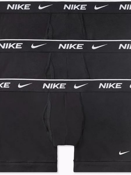Хлопковые плавки Nike черные