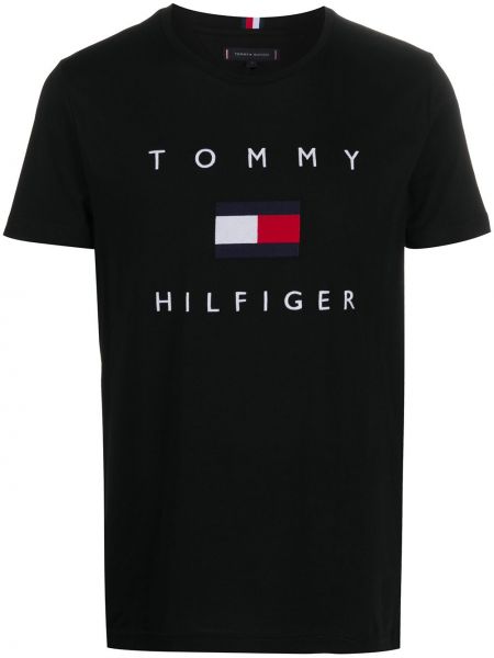 Camiseta Tommy Hilfiger negro