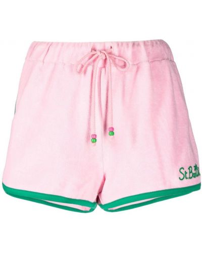 Brodert shorts Mc2 Saint Barth rosa